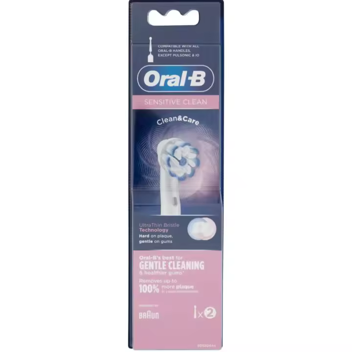 Oral B Cabezales de Repuesto Cepillo de Dientes Eléctrico Sensitive Clean Clean&Care - 1