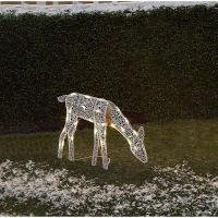 3pcs Decoración De Jardín De Hierro Con LED De Ciervo Y Alce Para Navidad Brillo De Reindeer Adorno Exterior De Casa De Año Nuevo - details 10