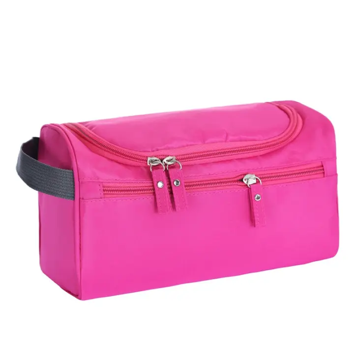 Bolsa de aseo, bolsa de lavado colgante bolsa de viaje bolsa de baño impermeable bolsa de baño para hombres y mujeres organizador de maquillaje de viaje (negro) - 1