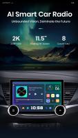 Junsun X8 11.5“ 2K 2000*1200 QLED CarPlay inalámbrico Android Auto radio para Opel Astra K 2015 2016 2017 2018 2019  de coche  autoradio multimedia - details 1