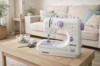 Jocca Máquina de Coser Multifunción 12 Puntadas con Luz LED, Brazo Libre y Doble Velocidad para Uso Doméstico - details 0