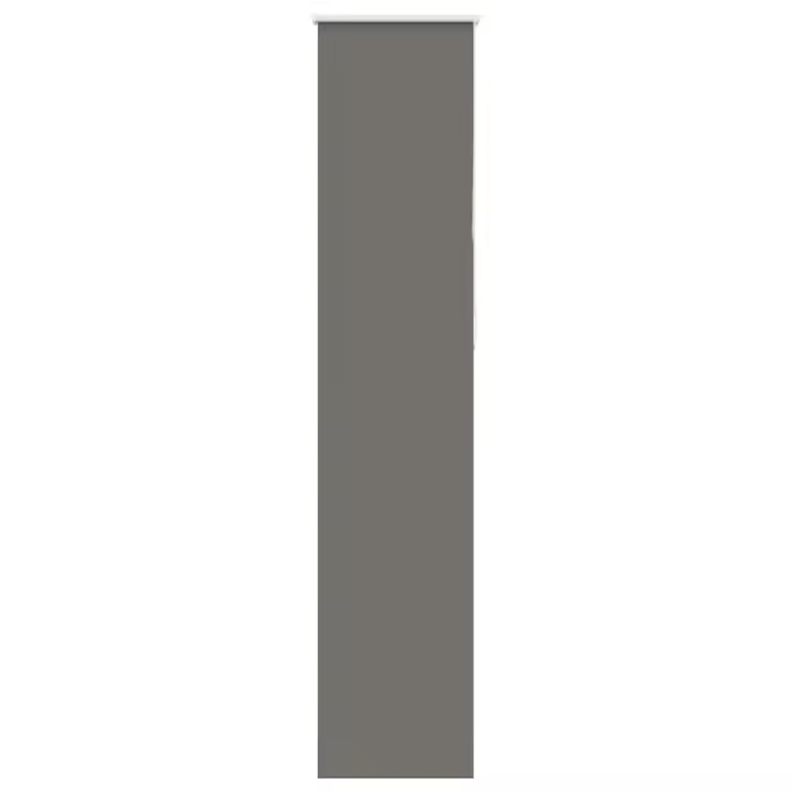 vidaXL Estor Enrollable Opaco gris de Tela en dimension 230 cmx100 cm/230 cmx40 cm/230 cmx45 cm y más | protección solar decorativa para ventanas hogar oficina dormitorio fácil de instalar - 1