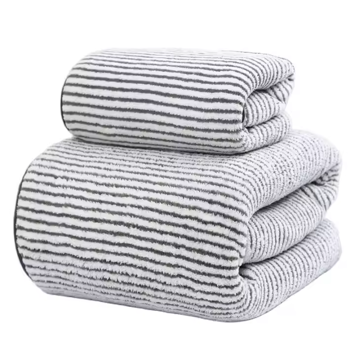 Toalla De Baño De Fibra De Bambú Para Adultos Absorbente Suave Y Secado Rápido Calidad Superior Adecuada Para Hoteles Y Salones De Belleza - 1