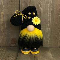 Muñeco De Peluche Sin Caras Sunflowers Gnome Bee Elf Decoración Para Jardín Y Hogar Estilo Moderno Figura De Animal - details 5