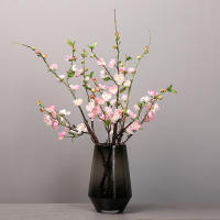 Rama De Cerezo Artificial En Seda Para Decoración De Bodas Accesorios De Arreglo Floral De Primavera Uso En Aniversarios Baños De Bebés Cumpleaños Bodas De Novia Fiesta De Entrañamiento Exterior - details 4
