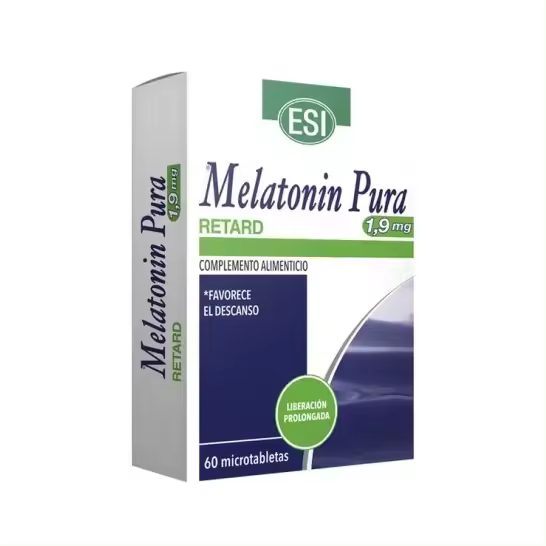 Esi Melatonina Retard 1,9mg 60 Unidades - Reduce Tiempo Conciliar Sueño - 1