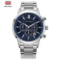 Reloj De Hombre MINI FOCUS Clásico Negocios Casuales Impermeable Cuarzo Acero Inoxidable Pantalla Redonda Antigolpes Correa De Acero - details 2