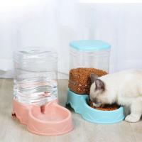 Dispensador Automático De Alimentos Para Mascotas 3.8L Gran Tamaño Para Perros Y Gatos Con Bebedero Dispensador De Agua Taza De Bebida - details 0
