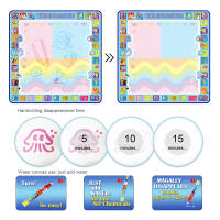 Tapete de agua con Pintura Mágica para niños, Tapete de graffiti with Bolígrafo Mágico, juguetes Montessori, tablero de Diseño, juguetes Educativos 100*100 - details 2