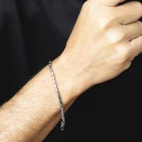 PULSERA LOTUS STYLE MEN IN BLACK LS1799-2/1 ACERO - details 1