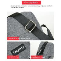 Bolso De Hombro De Nylon Para Hombre Color Sólido Bolso Cruzado Casual Y Moda Retro Estilo Europeo Y Americano - details 5