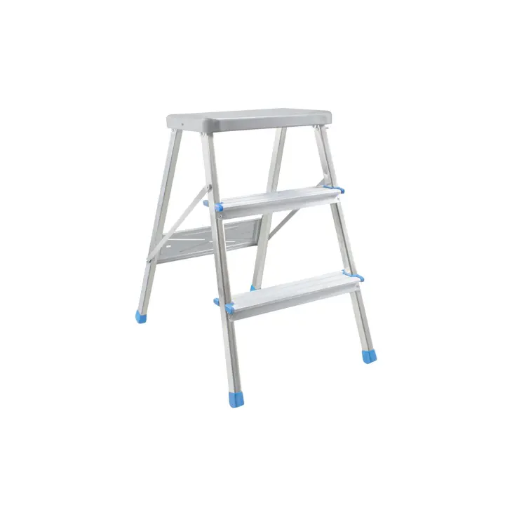Mediawave Store Taburete SCAB 3 pasos SALGO Aluminio H64cm Art. 850 con gancho de jardín y Mejoras para el hogar Equipos de hogar manual Herramientas multitools - 1