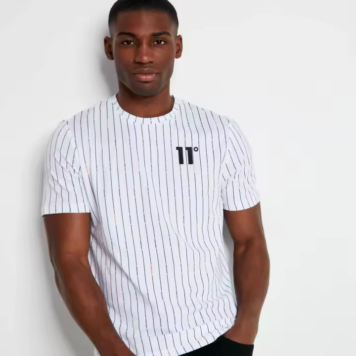 Eleven Degrees 11º Camiseta Hombre 11D3179-002 Blanca. - 1