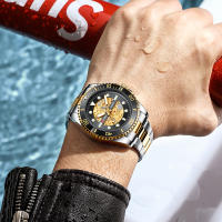 Reloj CURREN Para Hombre Diseño Mécanico Imitado En Acero Inoxidable Bandeja Luminoso Resistente Al Agua Estilo Casual Y Moda - details 12