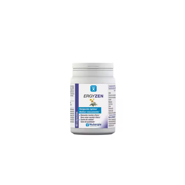 ERGYZEN 60 CAPSULAS.NUTERGIA .COMBINA INGREDIENTES NATURALES PARA FAVORECER LA RELAJACIÓN Y EL BIENESTAR. - 1