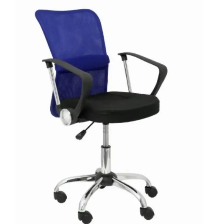Silla cardenete respaldo malla azul - 1