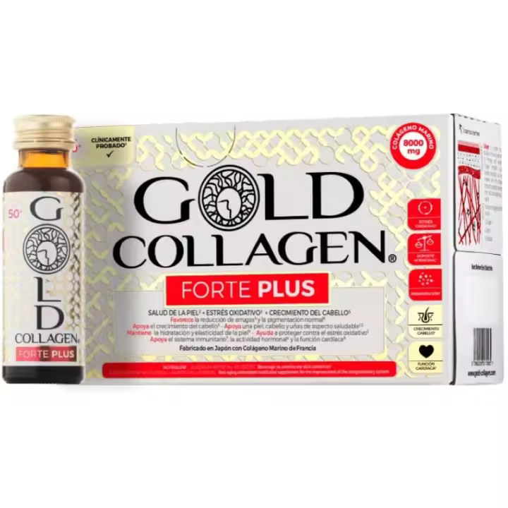 Gold Collagen Forte Plus 10 Frascos 50ml 10 Dias de tratamiento Gold Collagen - 1