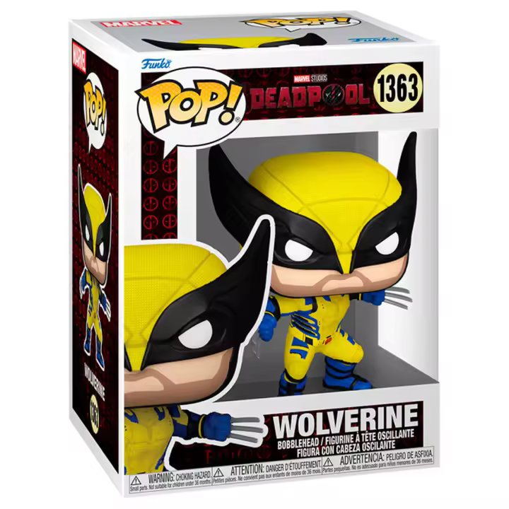 Figura Pop Marvel Deadpool Wolverine-Figura de Vinilo Coleccionable - Idea de Regalo- Mercancia Oficial - Juguetes para Niños y Adultos - Movies Fans - Muñeco para Coleccionistas y Exposición - 1