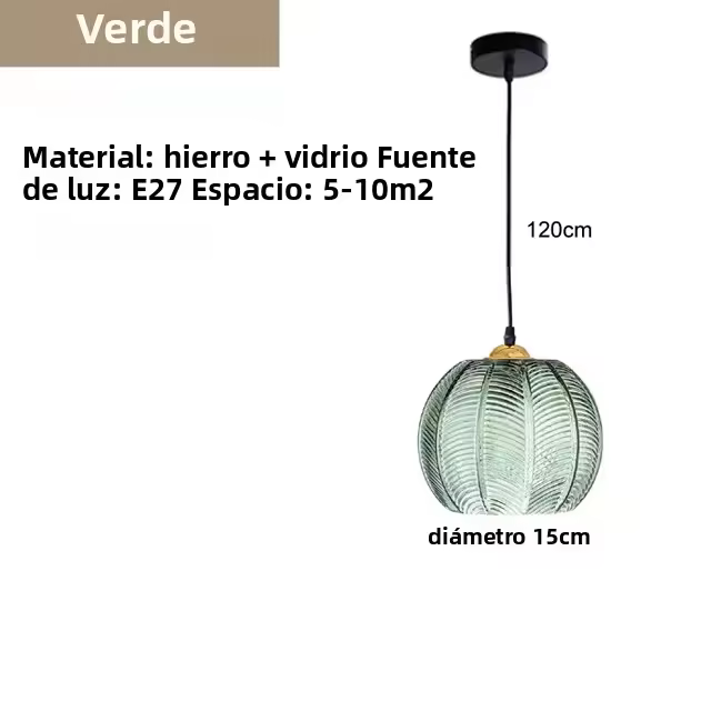 Lámpara Colgante De Vidrio Moderna Para Comedor Cocina Isla Dormitorio Decoración De Hogar LámparaSuspensión Incluida Cuerda De Instalación - 1