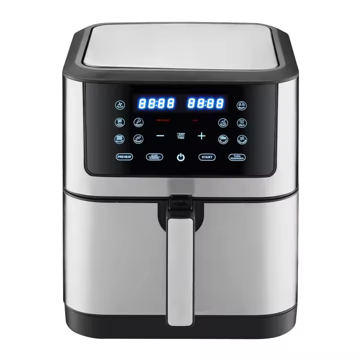 Freidora sin Aceite Air fryer 12L Doble Nivel con Ventana Visible, 1800W Potente, Multifunción (Horno Eléctrico, Máquina de Papas) - Ideal para Cocina Casera, Sin Humo y Antiadherente - 1