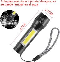 Linterna GOLDGE estuche verde negro LED Alta Potencia recargable de Alto Rendimiento , envio 24h - details 1