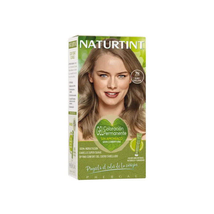 Naturtint Tinte Rubio Avellana Sin Amoníaco con Aceites Biobotánicos y Mascarilla Multicuidado - 1
