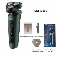 Afeitadora Eléctrica 9D Para Hombres Recargable Impermeable Trimmer De Rotación Para Uso Seco Y Húmedo Batería Recargable - details 4