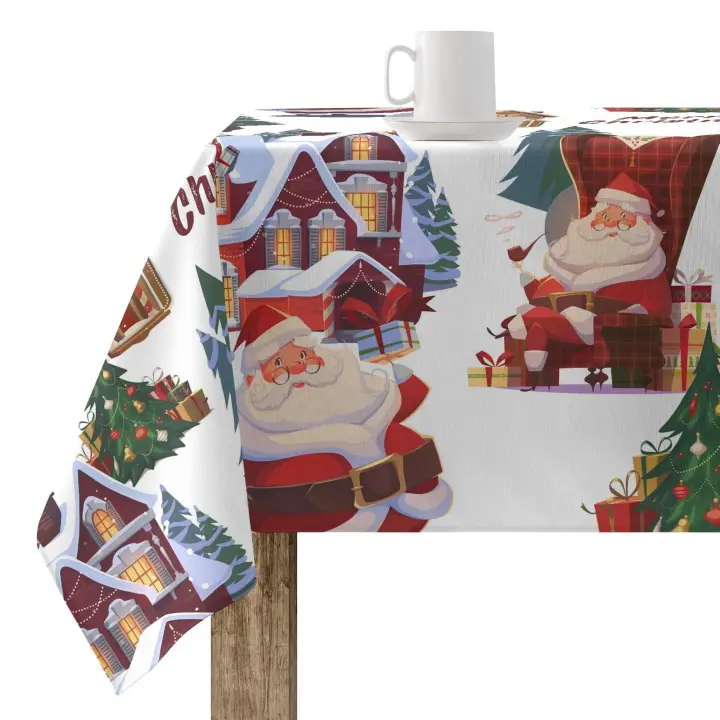 Mantel BL Belum Resinado Antimanchas Papa Noel para Todo Tipo de Mesas - 1