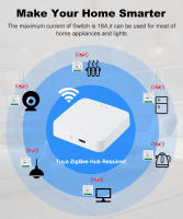 Interruptor Inteligente 16A Tuya ZigBee 3.0 Para Automatización DIY Módulo De Control De Luz Soporta 2 Maneras De Control Compatible Con Alexa Y Google Home - details 11