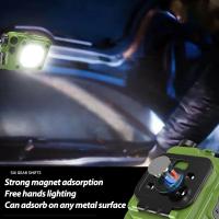 Linterna LED Recargable De Alta Potencia EDC Llave Inglesa Torcha Táctica Militar Con Carga USB Lámpara De Trabajo Resistente Al Choque Y Agua - details 6