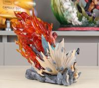 Figura De Anime Naruto 21cm Might Guy VS Uchiha Madara Luminiscente GK PVC Estatua Modelo Colección Decoración Regalo De Navidad - details 6