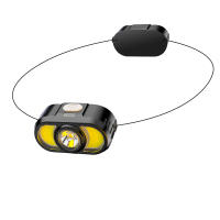 Lámpara Frontal COB LED Roja Portátil Con Correa Oculta Y Carga USB Tipo C Linterna Magnética Para Trabajo Al Aire Libre - details 0