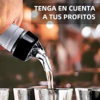 Triturador Automático De Botella De 1 Oz (30 mL) Pack De 3 Dispensador De Cócteles Y Vino Medidor Rápido Para Bebidas - details 6