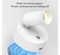 Lámpara De Pared LED Magnética Recargable Iluminación Moderna Para Dormitorio Sala De Estar Estudio Iluminación Diaria - details 9