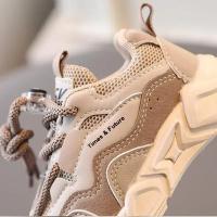 Zapatos Deportivos Para Niños Y Niñas Tenis Casuales Transpirables De Malla De Aire Material Superior PU Línea De Satén Suela De Goma Estilo Moderno Para Escuela Y Correr - details 6