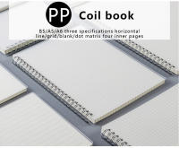 Cuaderno De Tareas A5 A6 B5 Con Espiral Para Diario De Cuadernos De Escuela Papel Líneado DOT Blanco Cuadrícula Grid Libro De Dibujo Para Suministros De Papelería - details 0