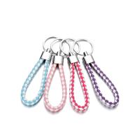 5Pcs Paquete Cuerda De Cuero Tejida Llavero Portátil Organizador De Lanyard Para Llaves De Coche Móvil Teléfono Accesorio - details 6