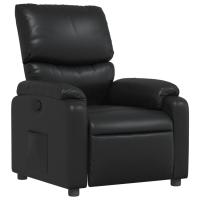 vidaXL Sillón reclinable de cuero sintético Negro, Crema, Marrón Sillon Dormitorio Sillon Comodos Silla Relax Sillón Sofá - details 4