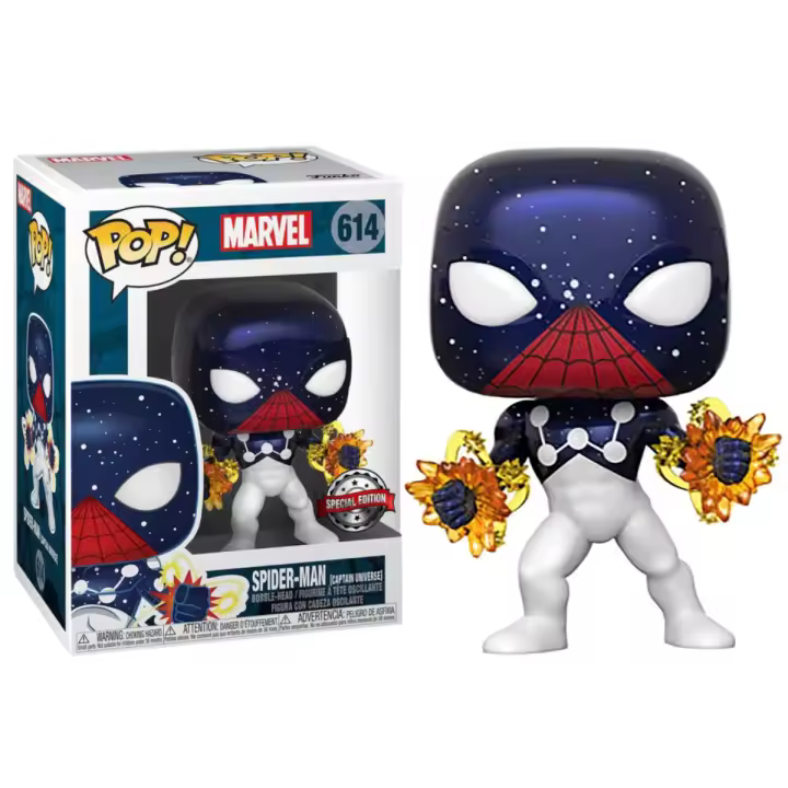 FUNKO POP! MARVEL: SPIDERMAN - CAPITÁN UNIVERSO, 47064, Nº614, PRODUCTO CON LICENCIA OFICIAL - 1