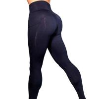 Pantalones De Yoga De Fitness De Cintura Alta Elásticos Para Mujer Pantalones Leggings Deporte Slim-fit Levantamiento De Caderas Talla Verdadera - details 3