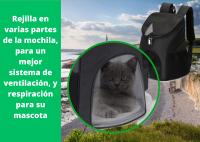 Mochila Transportin Gato JANDTEK 45x36x31cm - Ventilación Óptima y Segura - Para Perros y Gatos Pequeños - details 4