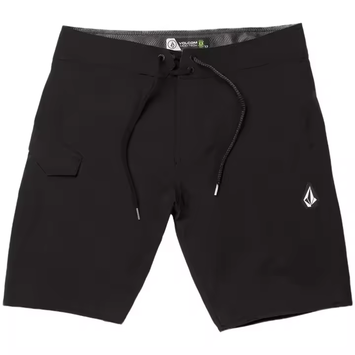 Pantalon Corto Volcom Lido Solid Mod 20" para hombre en color negro - 1