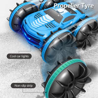 Coche RC 2 En 1 Con Tanque De Agua 2.4G Control Remoto Impermeable Vehículo Acuático 4WD Juguete Educativo Para Niños Y Niñas - details 7