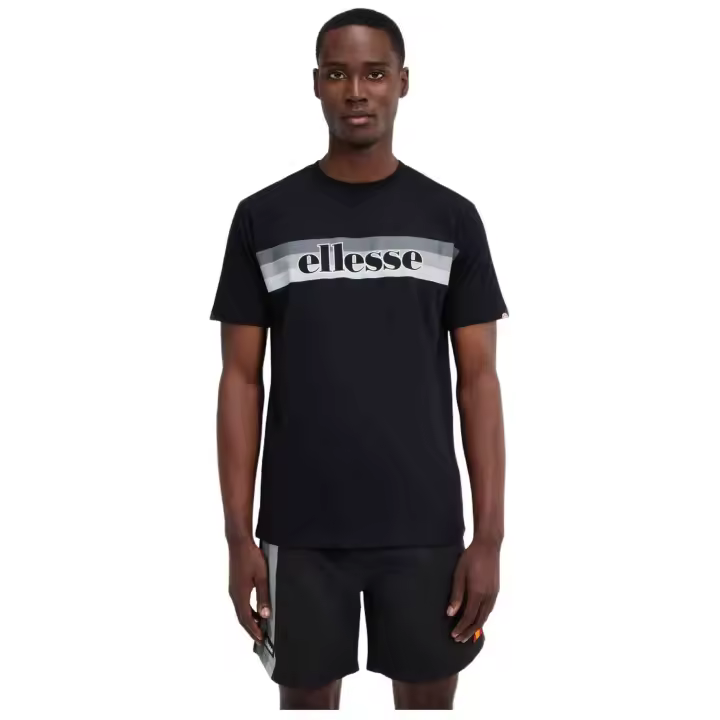 Camiseta de Manga Corta ELLESSE Ferrare para hombre en color negro - 1