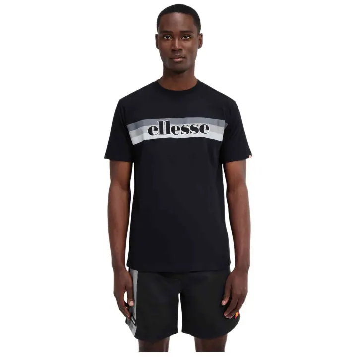 Camiseta de Manga Corta ELLESSE Ferrare para hombre en color negro - 1
