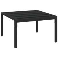 vidaXL Mesa de centro de jardín acero 60x60x35 cm Gris, Arena, Negro Conjunto Terraza Muebles Jardín Exterior Juego de Muebles de jardín Mueble Jardín Exterior Muebles de Salon Exterior - details 0