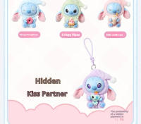 Muñeco De Peluche Miniso Stitch Serie Comer Algo Antes De Dormir Caja Sorpresa De Vinilo Muñeca Lindo Decoración Para Bolsa Regalo Coleccionable De Anime Occidental - details 3