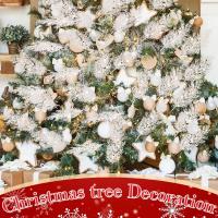10/30PCS Pino Blanco Artificiales Navidad Adornos De Árbol De Navidad DIY Coronas De Navidad Decoración De Jardín Plantas Suministro De Decoración Año Nuevo - details 5