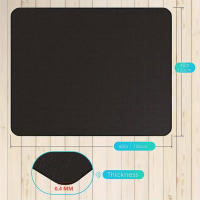 1pc Alfombra De Asador Resistente Al Fuego Para Proteger Tu Piso Y Patio De Grasa Y Aceite Ideal Para Barbacoas a Leña Y a Gas - details 2