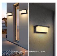 Lámpara De Pared Exterior LED Impermeable Con Sensor De Movimiento Radar Para Iluminación De Jardín Y Balcón Luz Moderna Eficiente Energía AC 85-265V - details 7